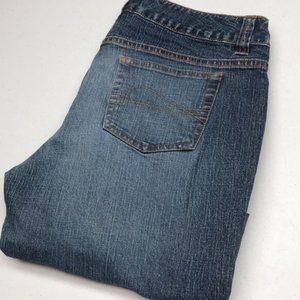 DESIGNER JACOB CONNEXION CROP ROLLUP JEANS 31x24 😎